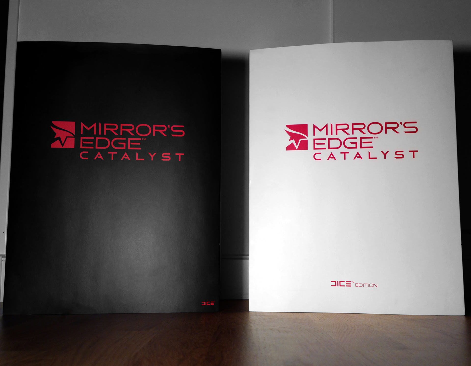 The front of the slipcover for both variants